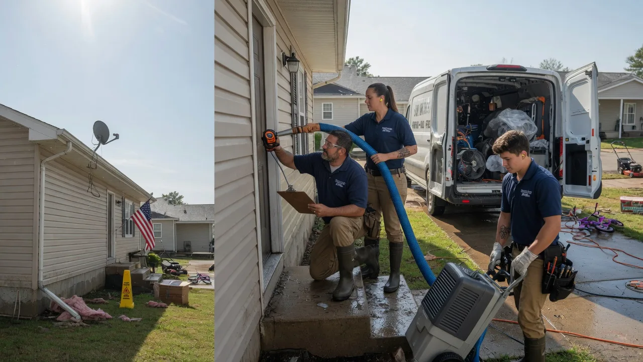 Ceiling Water Damage Restoration in Ackerly, TX near me