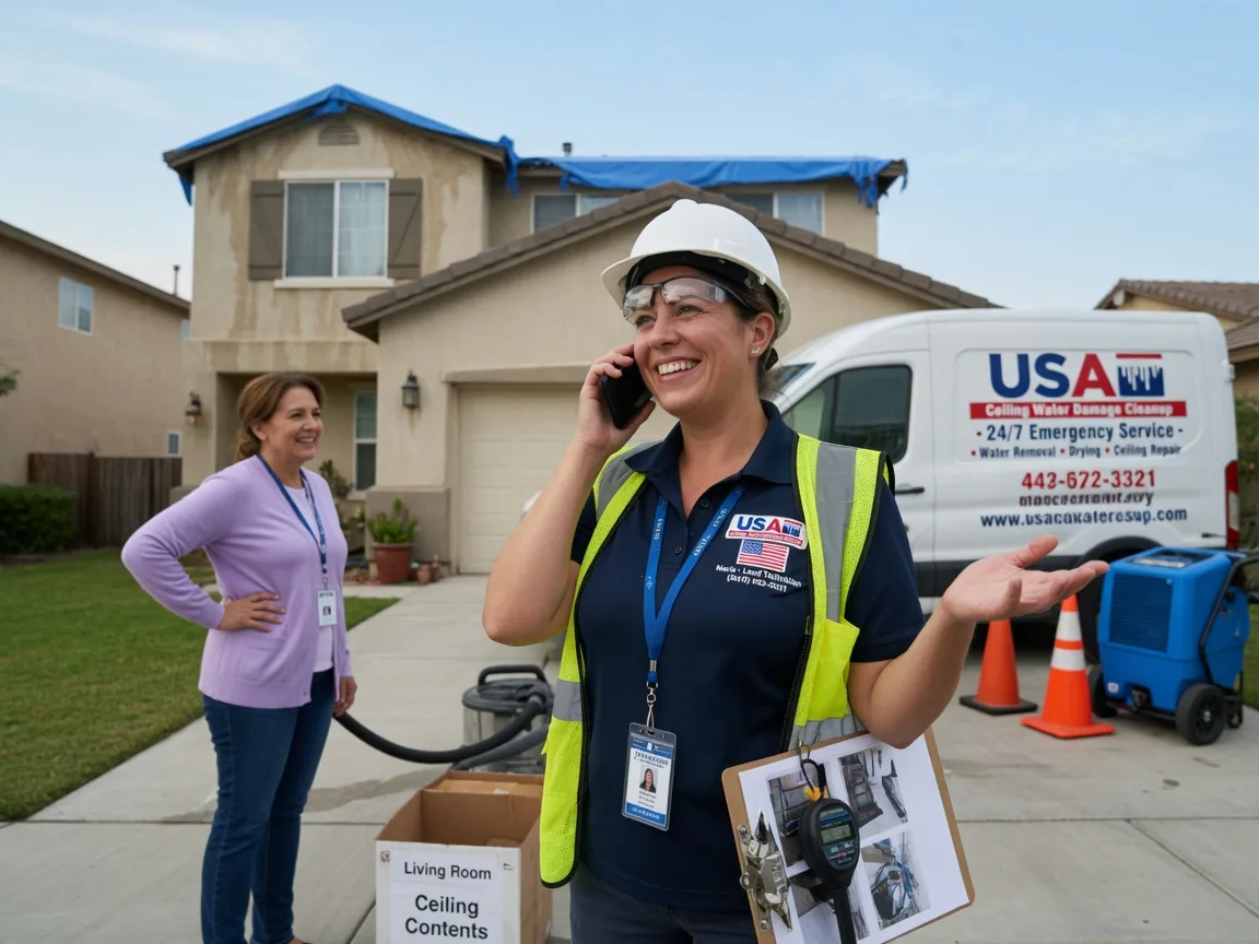 Ceiling Water Damage Restoration Ackerly, TX FAQs